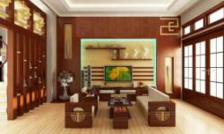 Wooden living room design ideas
